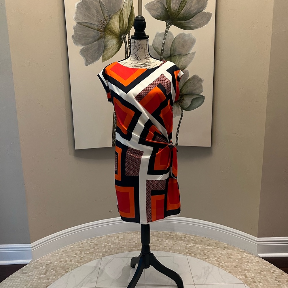 Like New! Ann Taylor Petite Geometric Print Sheath Dress - Size SP